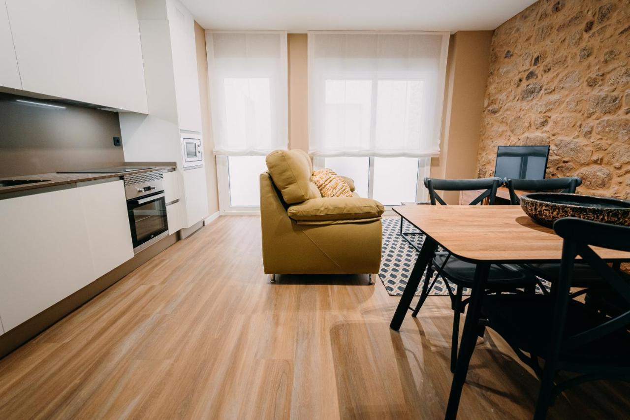 Apartamentos Rúa Vella Caldas De Reis Esterno foto